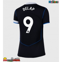 Camisa de Futebol Chelsea Liam Delap #9 Equipamento Alternativo Mulheres 2025-26 Manga Curta